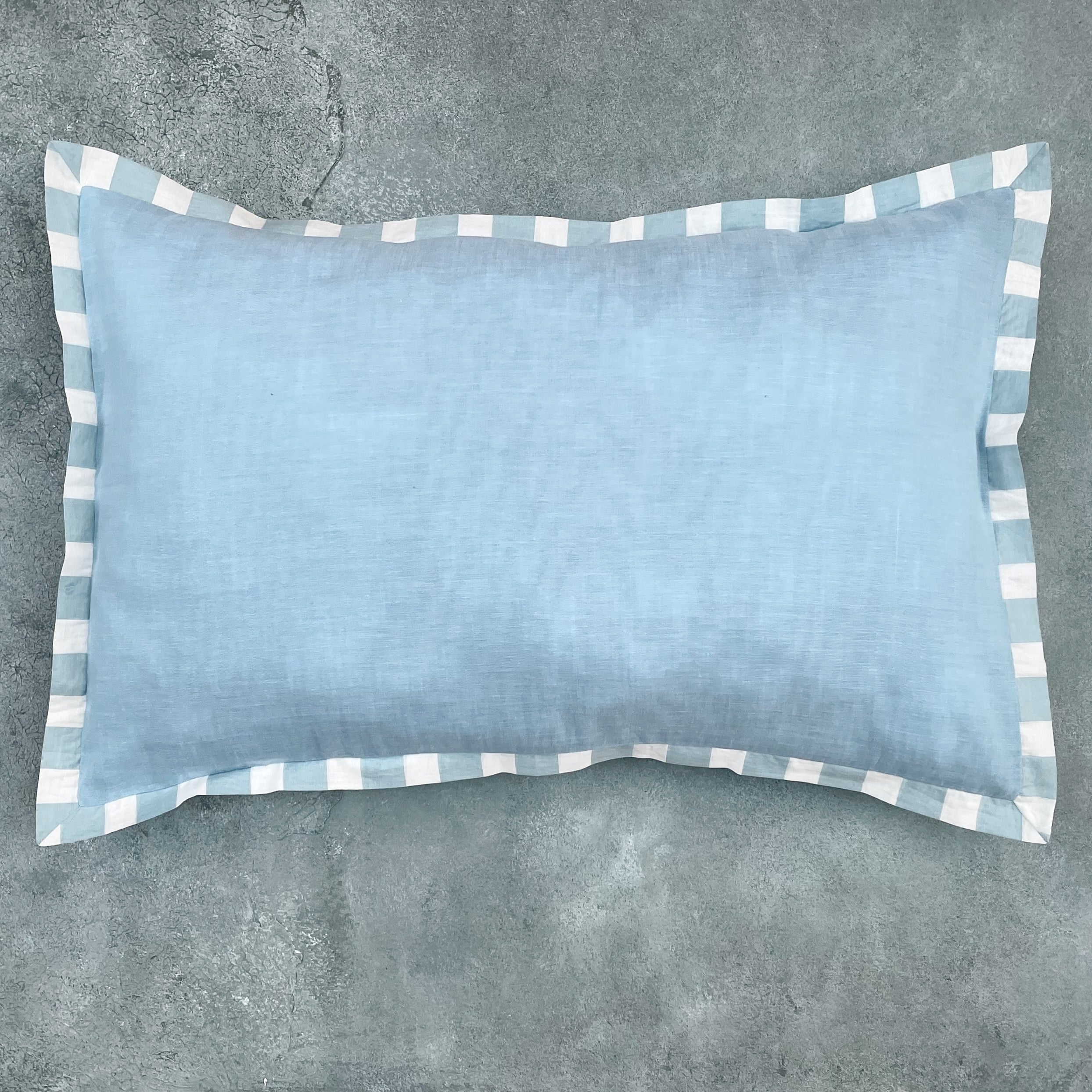Mellow - Blue Cotton Stripe Quilt