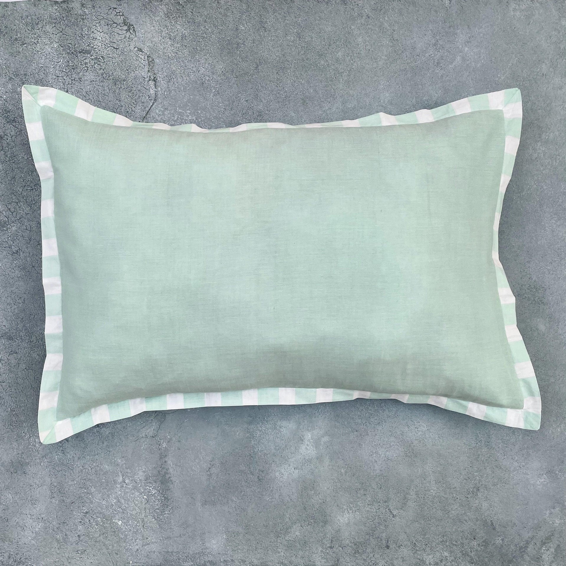 Mellow - Green Cotton Stripe Quilt