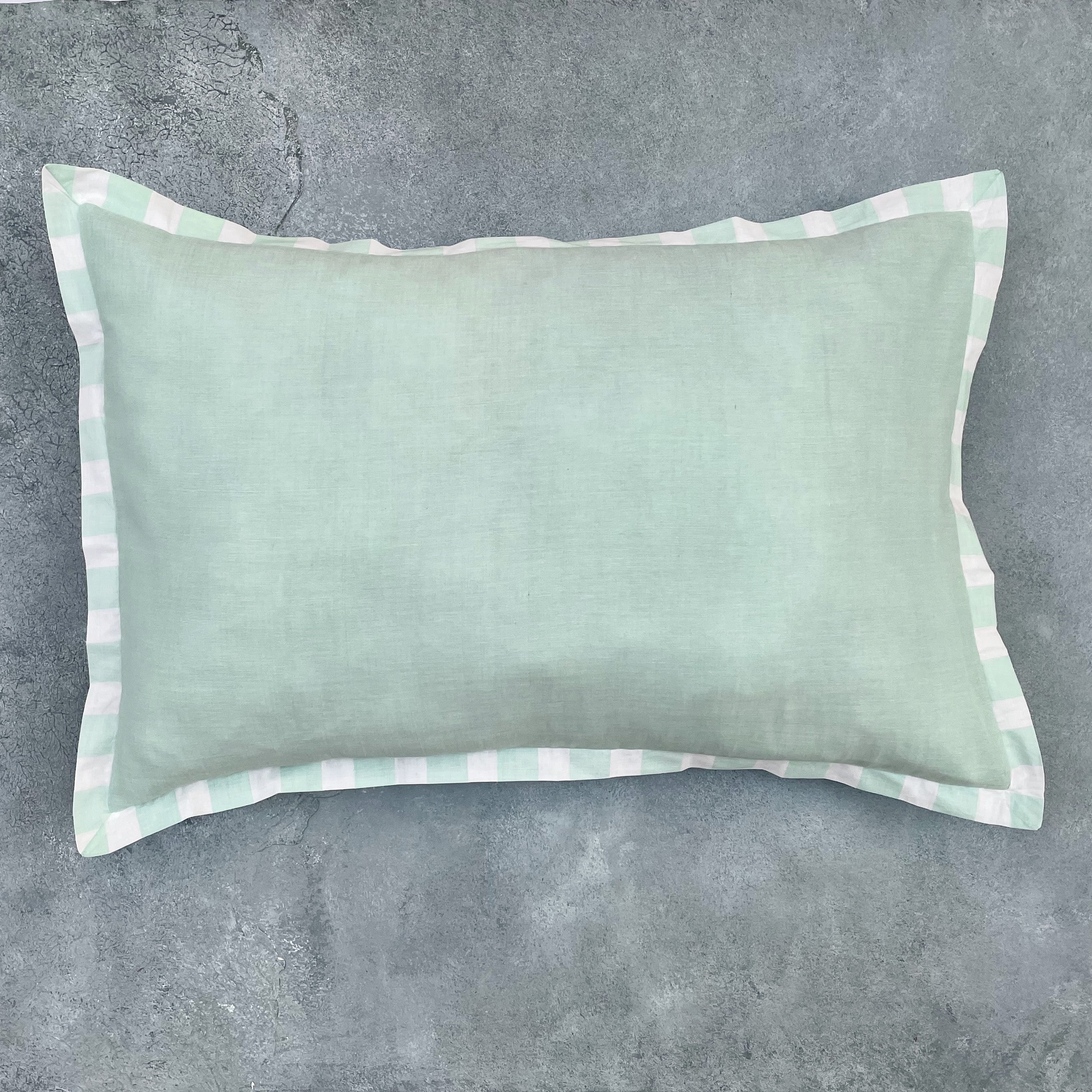 Mellow - Green Cotton Stripe Quilt
