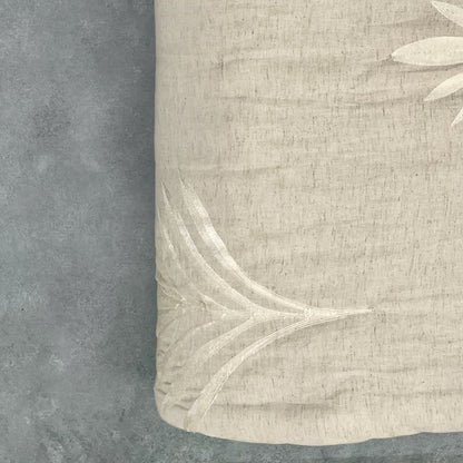 Palmyra - Embroidered Cotton Linen Quilt