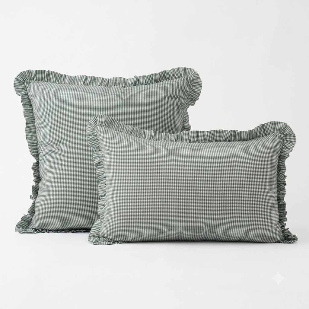 Pine Frill Cushion