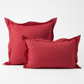 Raspberry Dot Cushion