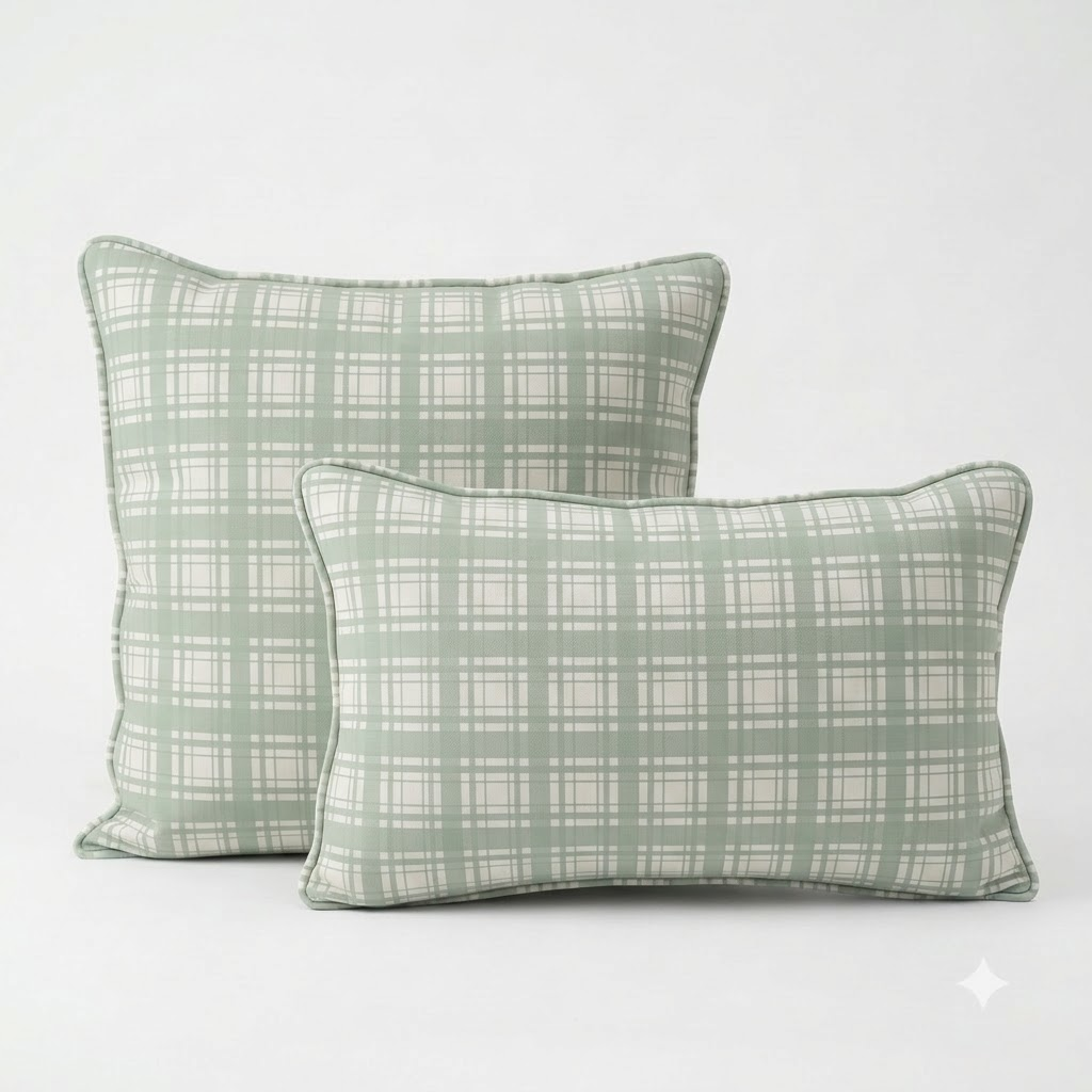Willow Plaid Cushion